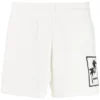 Moncler White 'Palm Tree Detail Shorts' 2 Moncler White 'Palm Tree Detail Shorts'