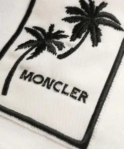 Moncler White 'Palm Tree Detail Shorts'
