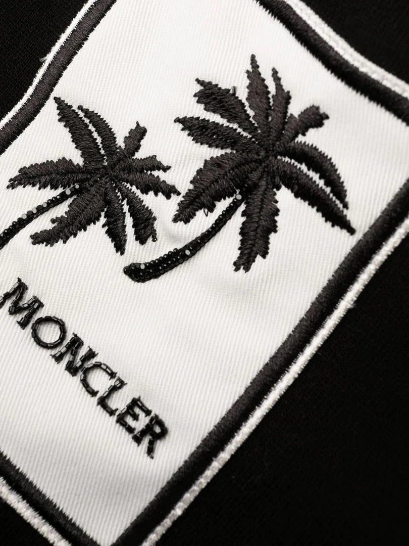 Moncler Black 'Palm Tree Detail Shorts' 8 Moncler Black 'Palm Tree Detail Shorts'
