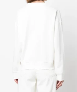 Moncler White 'Palm Tree Detail Sweatshirt'