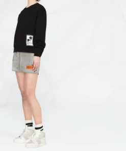 Moncler Black 'Palm Tree Detail Sweatshirt' 9 Moncler Black 'Palm Tree Detail Sweatshirt'