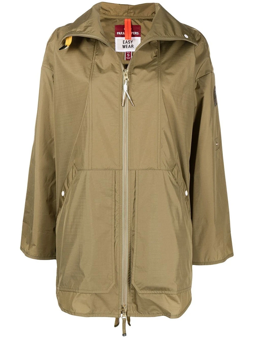 Parajumpers Green 'Hannah' Water Repellent Shacket Clothing 8 Parajumpers Green 'Hannah' Water Repellent Shacket Clothing