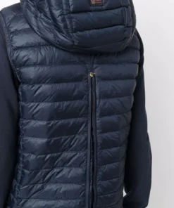 Parajumpers Clothing Navy 'Hope' Hooded Gilet