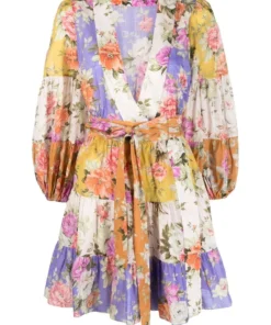 Zimmermann 'Pattie' Wrap Mini Dress