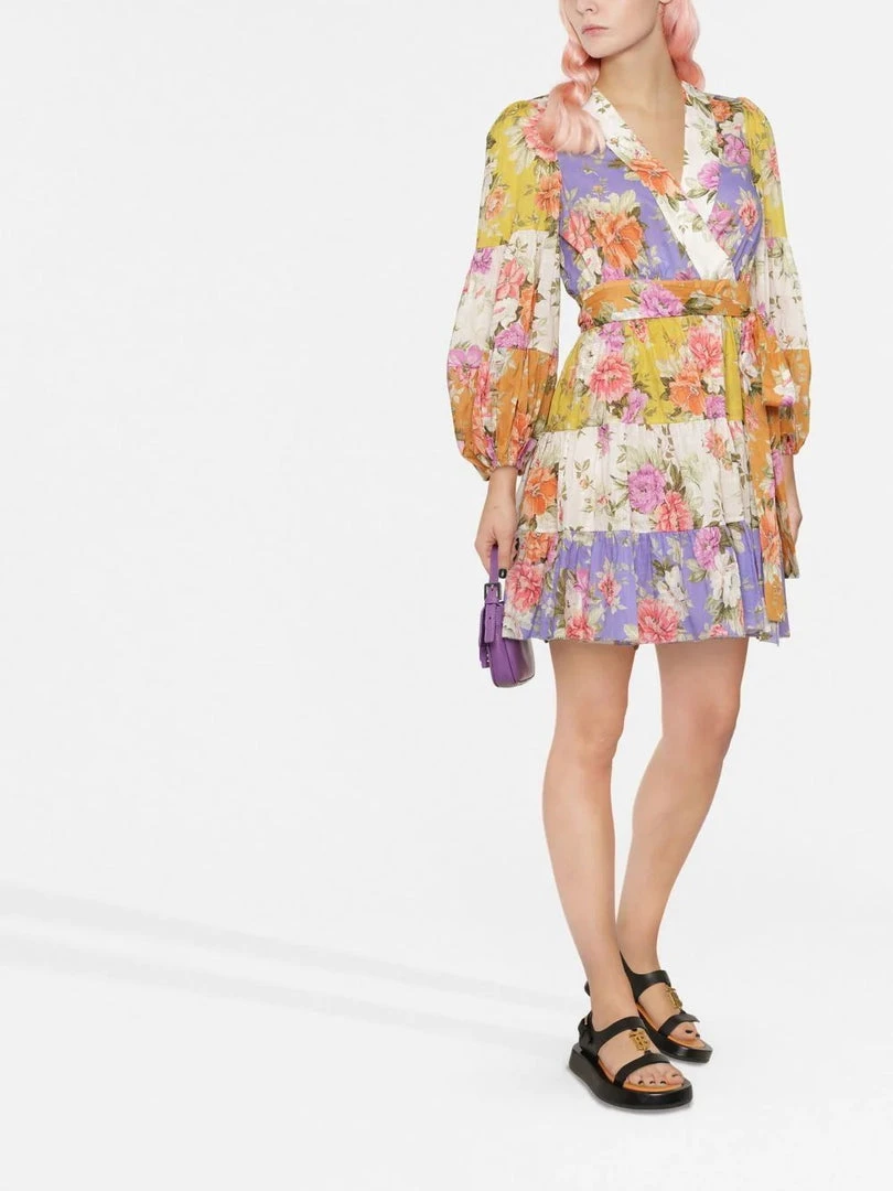 Zimmermann 'Pattie' Wrap Mini Dress 4 Zimmermann 'Pattie' Wrap Mini Dress