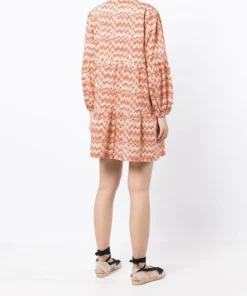 Faithfull The Brand 'Pauletta' Vintage Print Mini Dress