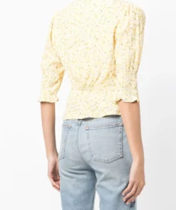 Rixo London 'Payton' Floral Blouse