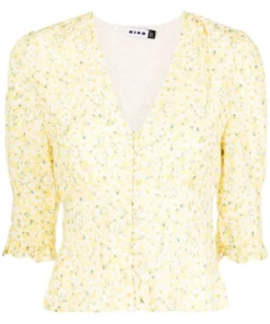 Rixo London 'Payton' Floral Blouse