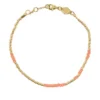 ANNI LU New In Peach 'Asym 22' Beaded Bracelet