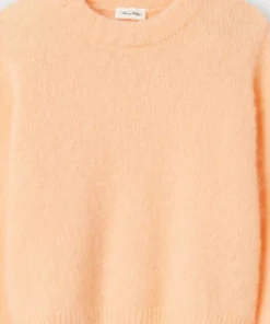 American Vintage Peach 'Pinobery' Knit Sweater New In