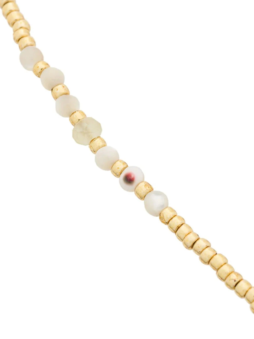 ANNI LU Accessories Pearl Toned 'Bead & Gem 22' Bracelet 5 ANNI LU Accessories Pearl Toned 'Bead & Gem 22' Bracelet