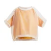 Rabens Saloner Clothing Mustard 'Pim' Layered Organza Top