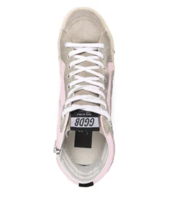 Golden Goose Shoes Pink 'Slide' High Top Trainers