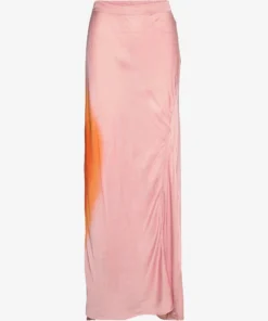Rabens Saloner Pink'Tamara' Eclipse Tie Dye Skirt Clothing
