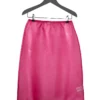 DRIES VAN NOTEN Pink ‘Sola’ Sheer Midi Skirt