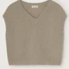 American Vintage Clothing Taupe ‘Pinobery’ Knit Vest