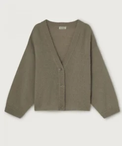 American Vintage Brown ‘Pinobery’ Wide Sleeve Cardigan