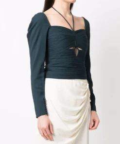 Self Portrait Clothing 'Pleated Tie Neck Top' 9 Self Portrait Clothing 'Pleated Tie Neck Top'