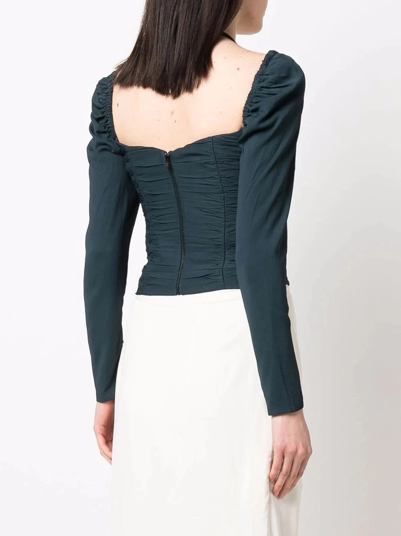 Self Portrait Clothing 'Pleated Tie Neck Top' 6 Self Portrait Clothing 'Pleated Tie Neck Top'