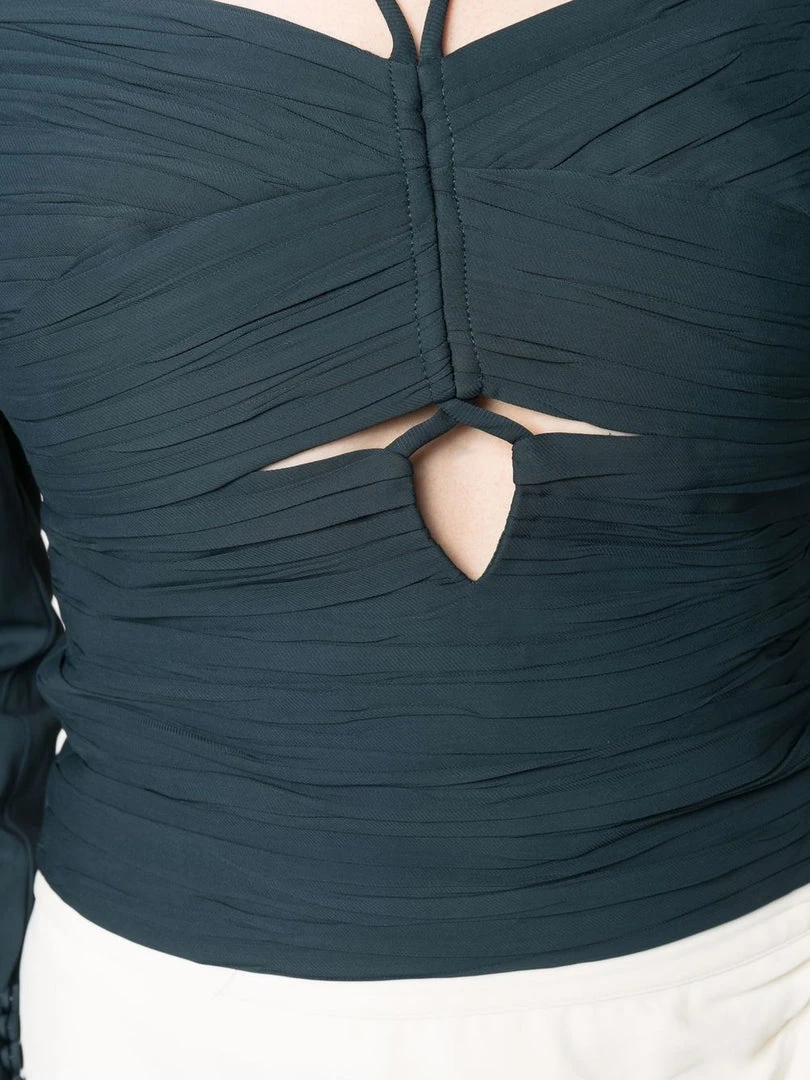 Self Portrait Clothing 'Pleated Tie Neck Top' 7 Self Portrait Clothing 'Pleated Tie Neck Top'