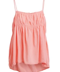 Rabens Saloner Pink ‘Hailey’ Gathered Top