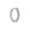 Maria Black Accessories 14kt White Gold 'Rainbow Huggie' Earring