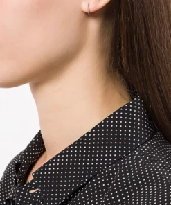 Maria Black Accessories 14kt White Gold 'Rainbow Huggie' Earring