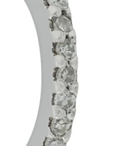 Maria Black Accessories 14kt White Gold 'Rainbow Huggie' Earring