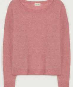 American Vintage Rose Pink ‘Razpark’ Wool Blend Sweater Clothing