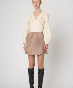 Resume Clothing ‘Geggo’ Check Mini Skirt