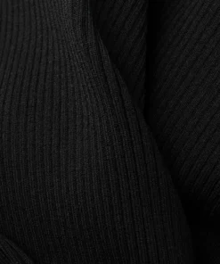 Self Portrait 'Ribbed Knit Bow Bust Midi Dress' New In