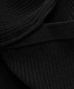 Self Portrait 'Ribbed Knit Bow Bust Midi Dress' New In