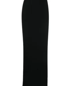 Self Portrait New In 'Ribbed Knit Maxi Skirt'