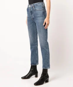 Agolde ‘Riley Crop High Rise Jeans’ Clothing