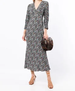 Rixo London 'Callie' Floral Midi Dress