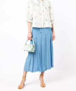 Rixo London 'Dallas' Illustrated Shirt