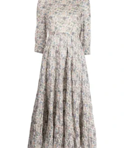 Rixo London 'Kristen' Pastel Floral Midaxi Dress