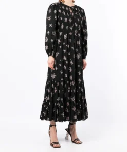 Rixo London 'Lori' Floral Bunch Midi Dress
