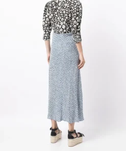 Rixo London 'Martha' Contrast Floral Midi Dress