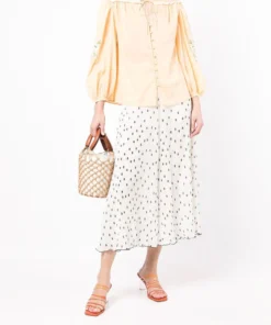 Rixo London 'Ren' Daisy Embroidered Blouse