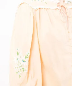 Rixo London 'Ren' Daisy Embroidered Blouse