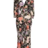 Rixo London 'Rose' Open Back Floral Midi Dress