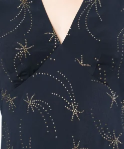 Rixo London 'Zadie' Glitter Star Midi Dress