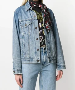 Rockins Scarves Black 'Striped Skull Skinny Scarf'