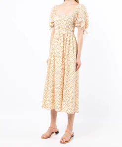 Faithfull The Brand Clothing 'Rory' Floral Motif Midi Dress