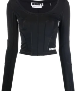 ROTATE Clothing 'Tamisha' Logo Top