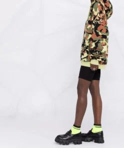 ROTATE Oversized 'Violana' Camo Logo Hoodie