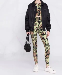 ROTATE Clothing 'Ronda' Camo Leggings