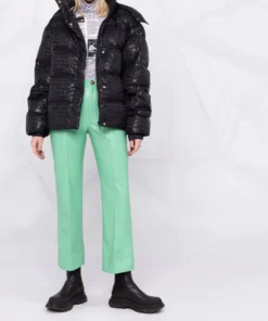 ROTATE 'Tina' Logo Puffer Jacket & Mittens Clothing