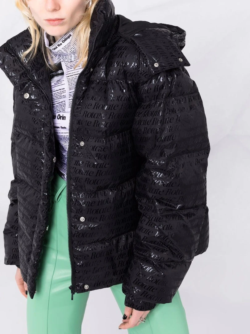 ROTATE 'Tina' Logo Puffer Jacket & Mittens Clothing 5 ROTATE 'Tina' Logo Puffer Jacket & Mittens Clothing